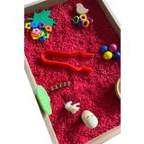 Beyaz Tavşan Oyun Evi Ahşap Etkinlik Seti - Montessori Oyuncak BAHAR