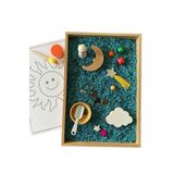 Beyaz Tavşan Oyun Evi Ahşap Etkinlik Seti - Montessori Oyuncak