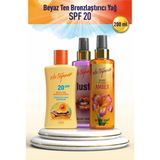 Beyaz Ten Bronzlaştırıcı SPF20 200ML -Amber Duş Jeli 400ML