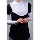 Beyaz Tesettür Boyunluk Viskon Kumaş Düz 1003_42