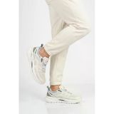 Beyaz Turuncu Bağcıklı Erkek Sneaker