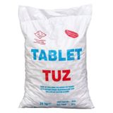 Beyaz Tuz Tablet Tuz Sodyum Klorür Arıtma Tuz 25 kg
