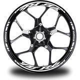 Beyaz Yamaha R6 Jant Sticker Etiket