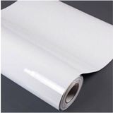 Beyaz Yapışkanlı Folyo Mutfak Dolap ve Mobilya Kaplama Folyosu 122 cm eninde (122 cm x 5 Metre)