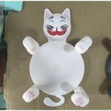 Beyaz Yaratıcı Ev Kedi Pedi, Ev Oturma Odası Kahve Masası Için