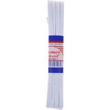 Beyaz Yassı Don Lastiği – Bel, Don ve Etek İçin Geniş Lastik, 10 Metre (1 cm Kalınlık)