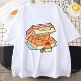 Beyaz Yavru Nuggets Mutlu Kawaii/sevimli High Street Leri Lu - XL