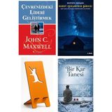 Beyaz Yayınları Aklın Öteki Yakası - Aykut Karahan + Kuzey Işıklarının Şarkısı + Telefon Tutucu + Bir Kar Tanesi