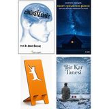 Beyaz Yayınları Zihin Sizsiniz - Ahmet Dinççağ + Kuzey Işıklarının Şarkısı + Telefon Tutucu + Bir Kar Tanesi