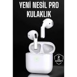 Beyaz Yeni Nesil Pro Bluetooth Kulaklık Yüksek Ses Kaliteli Anc Özelliği ( Lisinya )