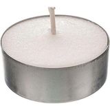 Beyaz Yuvarlak Tealight Mum - Çok Renkli