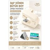 Beyaz Zımba Makinesi 24/6 1 Adet Fixpoint P-4550 Pastel Renkler Büyük Zımba Makinası Ve Teli 20 25 Sayfa Dereceli Ofis