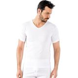 Beyaz%100 Pamuklu, V Yaka Kısa Kollu Erkek Penye Fanila, T-shirt, Atlet, XL, LX203-198IGP101068