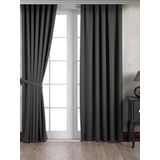 Beyazıt Tekstil Blackout Karartma Gri Fon Perde Gri 140 x 250 byzt471