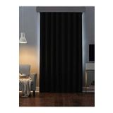 Beyazıt Tekstil Blackout Karartma Siyah Fon Perde Siyah 100 x 260 byzt528