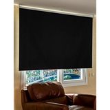 Beyazıt Tekstil Blackout Stor Perde Alüminyum Kasa (Karartma Stor) - 80 x 260 cm - Siyah