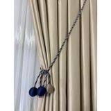 Beyazıt Tekstil Fon Perde Bağlama Aksesuarı Top Braçol - Lacivert