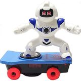 Beyazkuş Oyuncak Sesli Işıklı Kaykaylı Oyuncak Robot