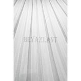 BEYAZLANT Mat Soft İpek Bambu Şantuklu Gramajlı 1/3 Sıkı Pileli Tül Perde Ütüİstemez | Sade ve Kaliteli Dokuma