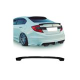 beyaztuning Honda Civic FB7 Bagaj Üstü Spoiler Amerikan Yapışık Parlak Siyah