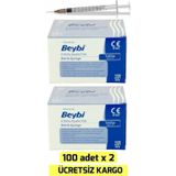 Beybi 1 ML İnsülin İğnesi Enjektörü 200 Adet
