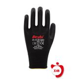 Beybi B-Flex120 Siyah Micro Köpük Nitril 8 Beden 48 Çift İş Eldiveni