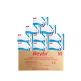 Beybi BEYBİ Pudralı Lateks M Beden Muayene Eldiveni 20 Paket (KOLİ)