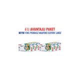 Beybi BEYBİ VİNİL PUDRASIZ LARGE ELDİVEN 6LI PAKET