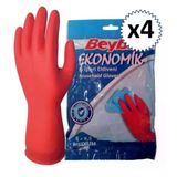 Beybi Bulaşık Temizlik Eldiveni No: 8-8.5 Medium Beden 4 Çift