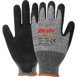 Beybi CL300 Lateks Kaplı Kesilmeye Dirençli Iş Eldiveni - Siyah - XL