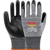 Beybi CN510C Nitril Kaplı Kesilmeye Dirençli Eldiven 12 Çift - Gri - Siyah