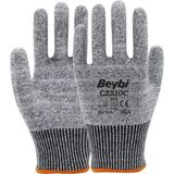 Beybi CZ510C Kaplamasız Kesilmeye Dirençli Eldiven 12 Çift - Gri
