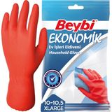 Beybi Ekonomik Ev İşleri Ve Bulaşık Eldiveni - 5 Çift X Large 10 - 10,5 - XL