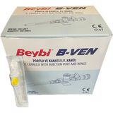 Beybi Intraket Branül 24G 19Mm 0.70Mm Sarı 100 Adet