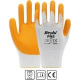 Beybi Iş Eldiveni Beybi Pn5 Sarı 10 BEDEN12 Çift - Sarı - Beyaz