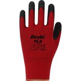 Beybi İş Eldiveni - Pl9 Kırmızı - 12 Çift - 10