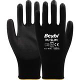 Beybi Iş Eldiveni - Pu Touch Slim - 8 - Siyah
