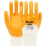 Beybi KN4 Pamuklu Koli NO:10 Sarı 12 Adet Nitril Eldiven
