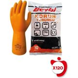Beybi Korun Turuncu İş Eldiveni 10 Beden 120 Paket
