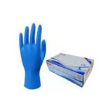 Beybi L (Large) Beden Pudrasız Mavi Nitril Muayene Eldiveni - 100'Lğk Paket