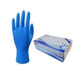 Beybi L (Large) Pudrasız Mavi Nitril Muayene Eldiveni 20 Paket (1 Koli)