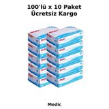 Beybi Lateks 100 Adet 10 Kutu Pudralı Medium Eldiven