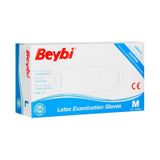 Beybi Lateks Muayene Eldiveni Pudralı 100'lü M
