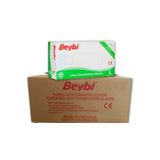 Beybi Lateks Pudralı Hijyenik Tıbbi Muayene Eldiveni Latex Examination Gloves Large