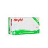 Beybi Lateks Pudralı Large Beden Muayene Eldiven 100lü Paket