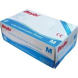 Beybi Lateks Pudralı (M) Medium Beden Muayene Eldiven 100LÜ Pa
