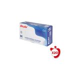 Beybi Lateks Pudralı Orta Boy (M) 100'Lü 20 Paket Muayene Eldiveni