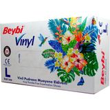 Beybi Mdr Vinil Eldiven Pudrasız 100 Adet Large