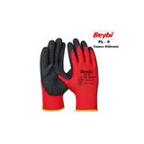 Beybi Nitril Poly Pl9 9 Beden Kırmızı Siyah Iş Eldiveni 12li Paket Camcı Eldiveni 800.40.10.0007