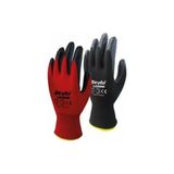 Beybi Nitril Poly Pnzebra 9 Beden Kırmızı Siyah İş Eldiveni 12 Li Paket - Yok